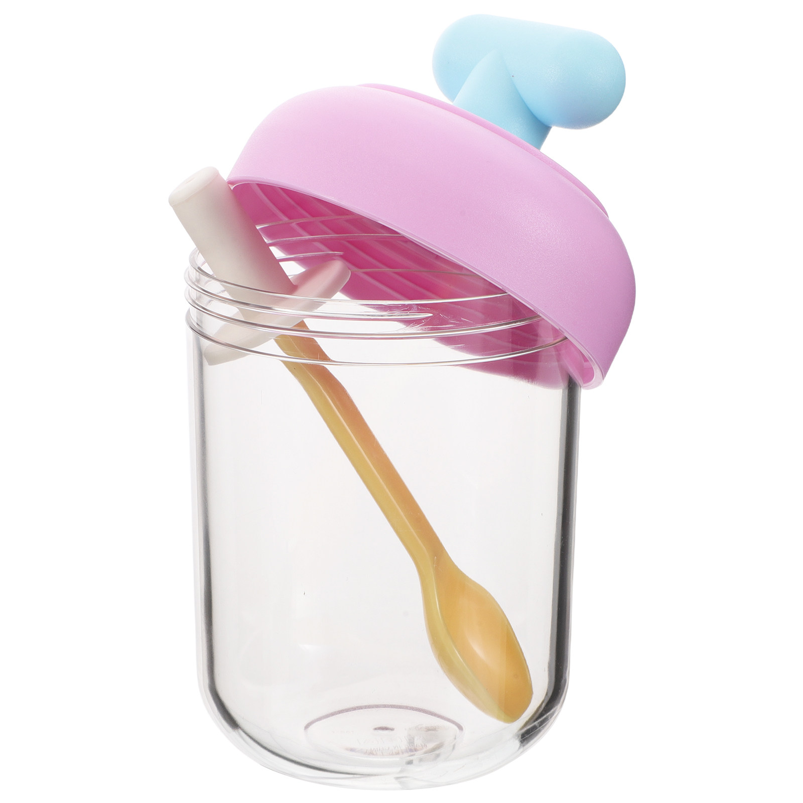 Meal Prep Oatmeal - Portable Double-Layer Salad Cup with Leakproof