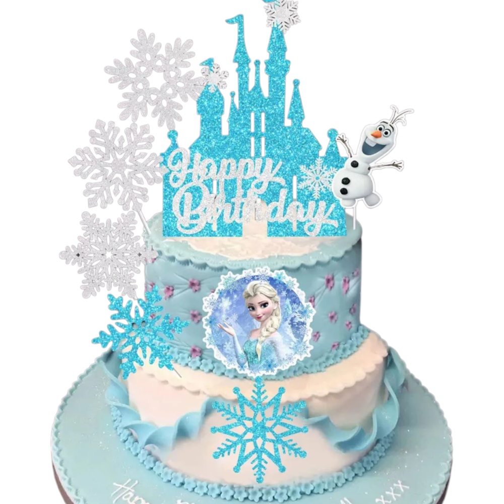 Meal Prep Frozen - 2026 8PCS F-r-o-z-e-n Cake Toppers Set
