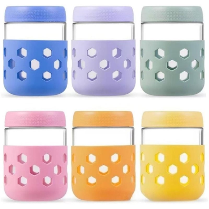 Meal Prep Oatmeal - ALIM-Glass Jars With Airtight Lids, 1