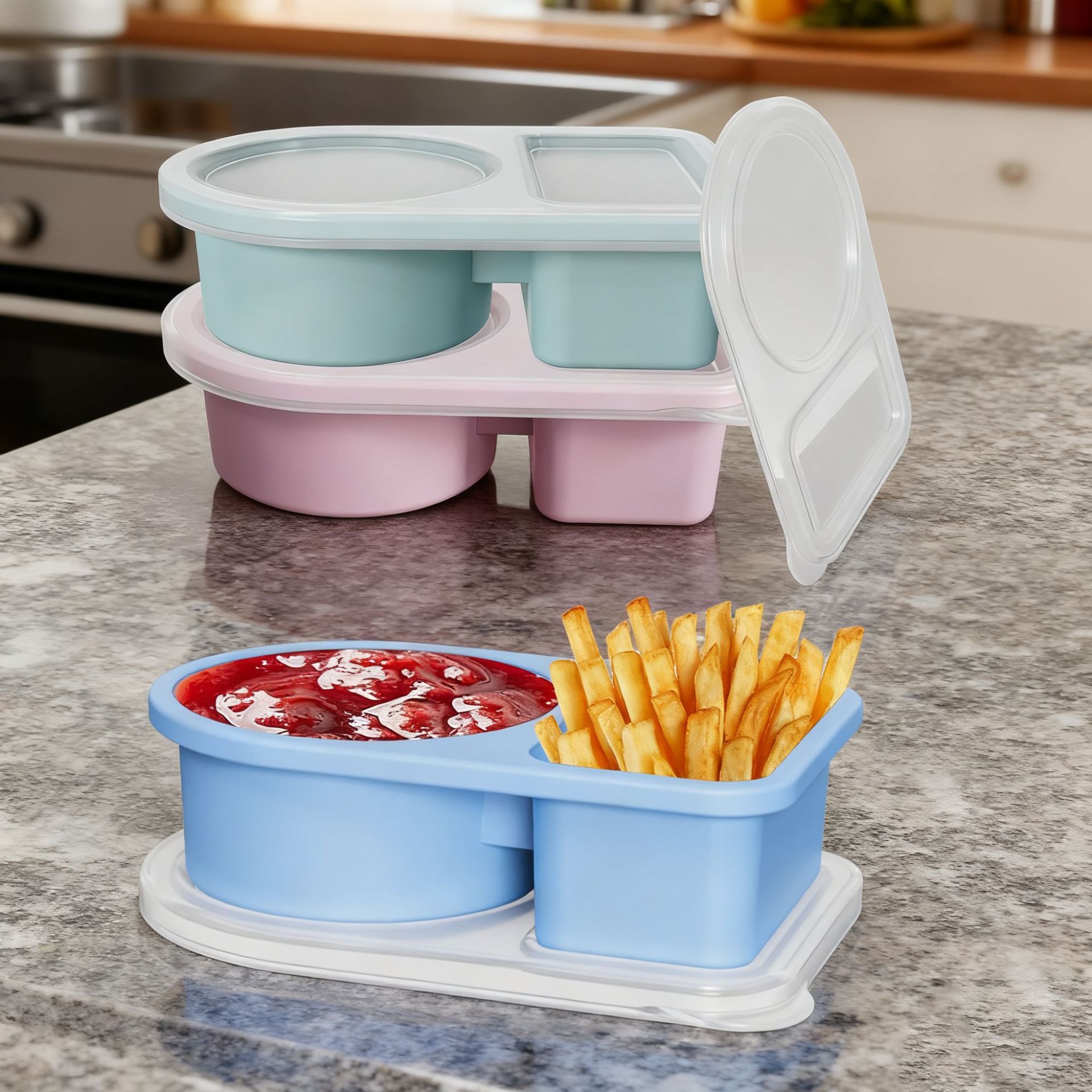 Kitchen Supplies Silicone Dipp - огляд і ціна Sauce Dipping Cup
