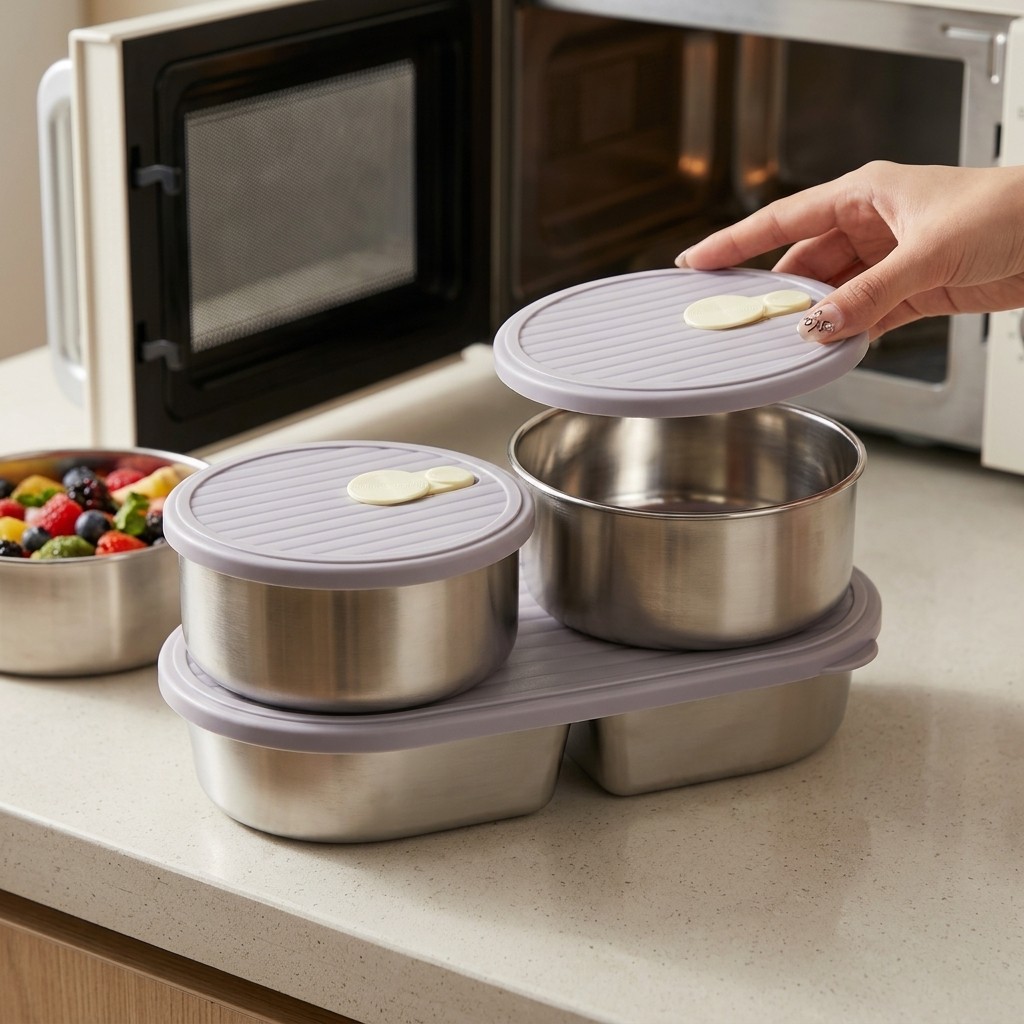 Microwavable 304 Stainless Ste - огляд і ціна Meal Prep Meal Ideas