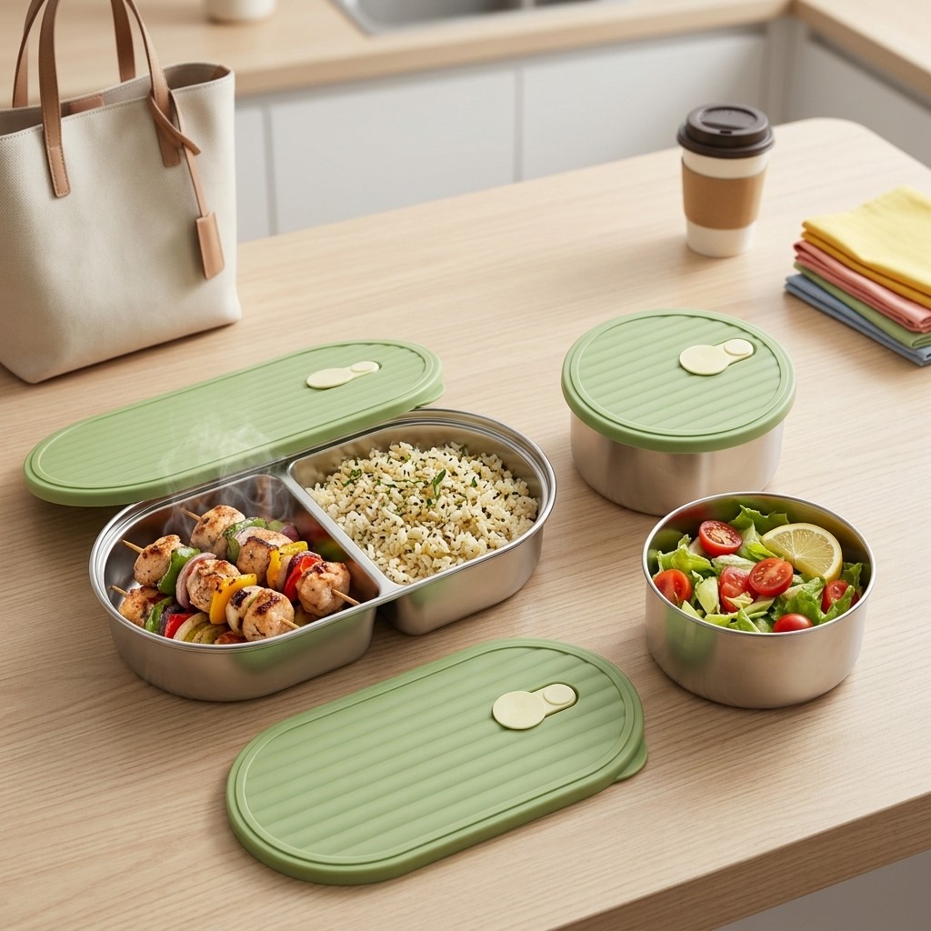 Microwavable 304 Stainless Ste - огляд і ціна Meal Prep Meal Ideas
