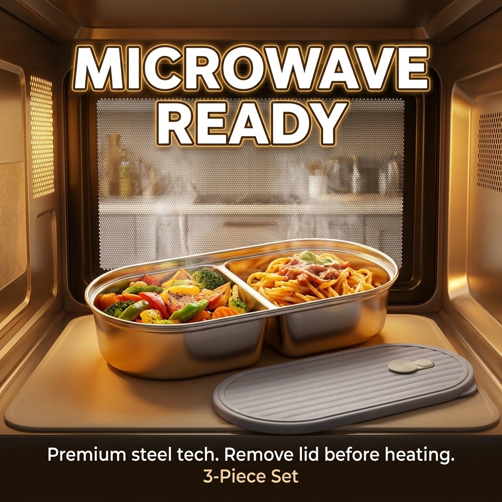 Microwavable 304 Stainless Ste - огляд і ціна Meal Prep Meal Ideas