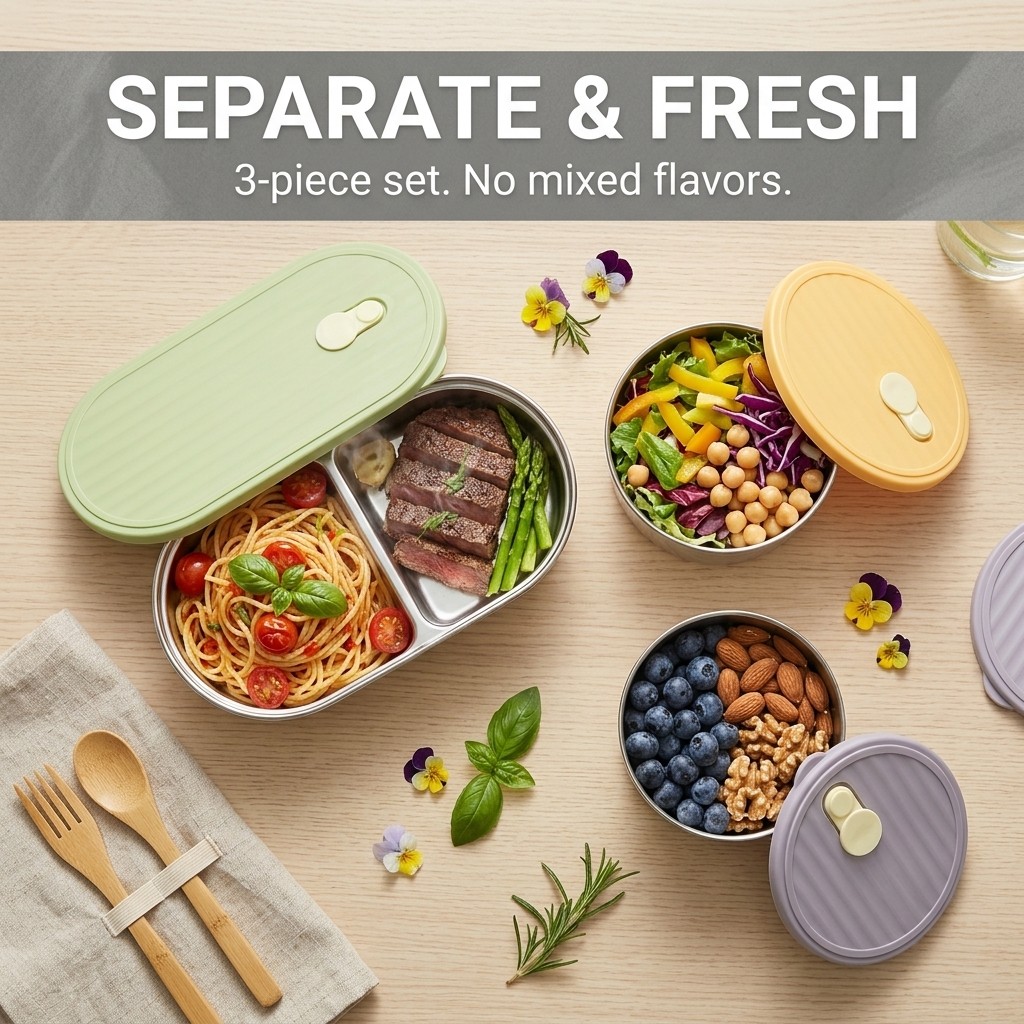 Microwavable 304 Stainless Ste - огляд і ціна Meal Prep Meal Ideas
