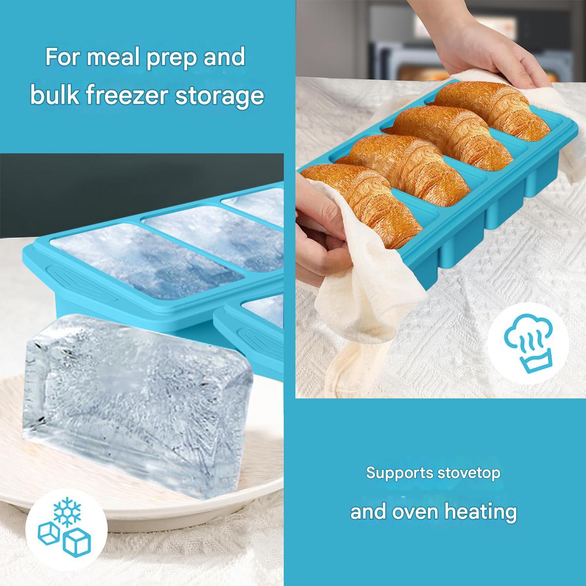 Large Silicone Ice Cube Mold w - огляд і ціна Meal Prep Frozen