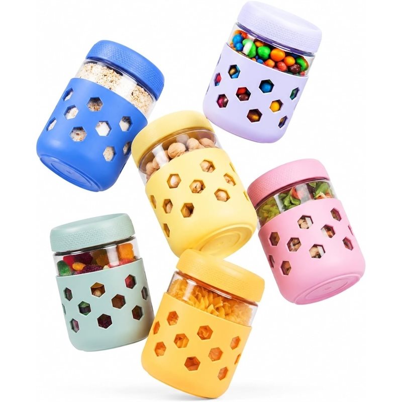 LLCS-Glass Jars With Airtight  - огляд і ціна Meal Prep Oatmeal