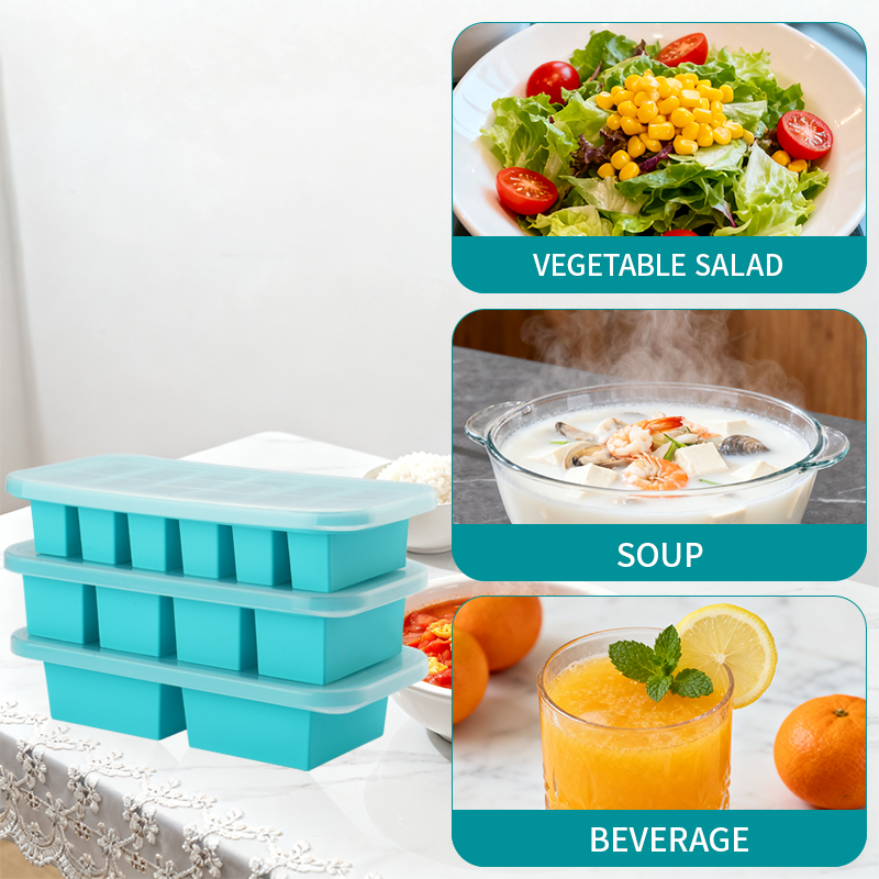 2 or 3-piece Silicone Freezer  - огляд і ціна Meal Prep Oatmeal