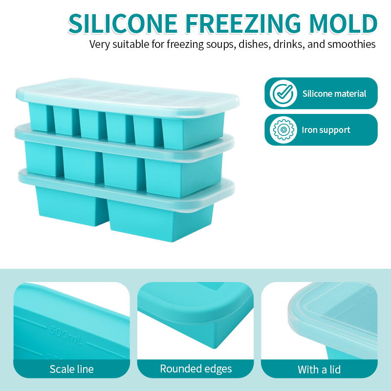 2 or 3-piece Silicone Freezer  - огляд і ціна Meal Prep Oatmeal