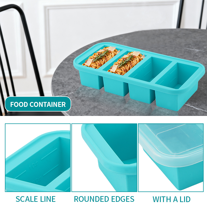 2 or 3-piece Silicone Freezer  - огляд і ціна Meal Prep Oatmeal
