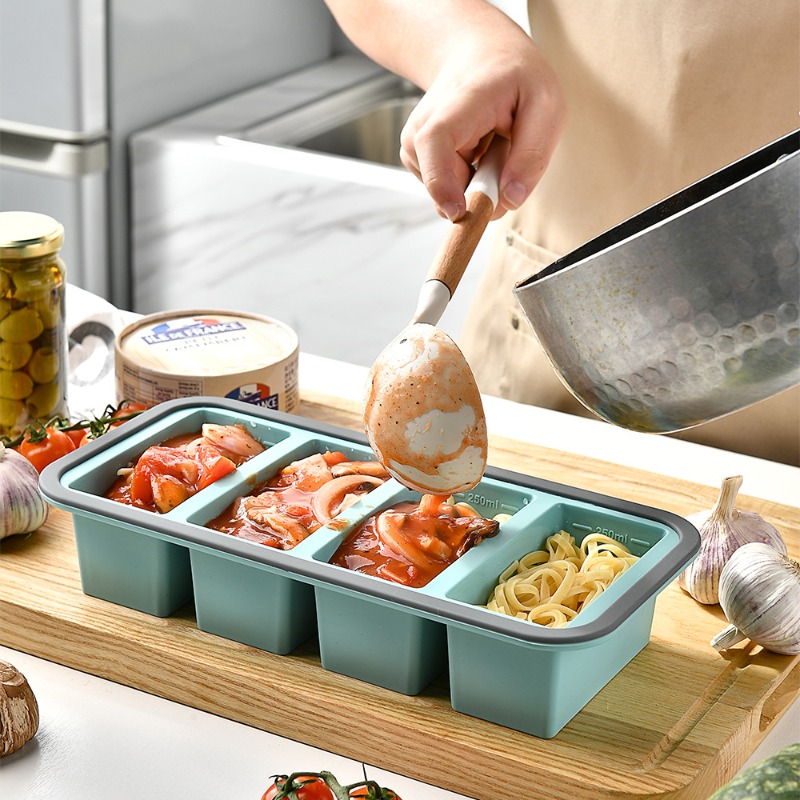 1pc Silicone Food Freezer Tray - огляд і ціна Meal Prep Oatmeal