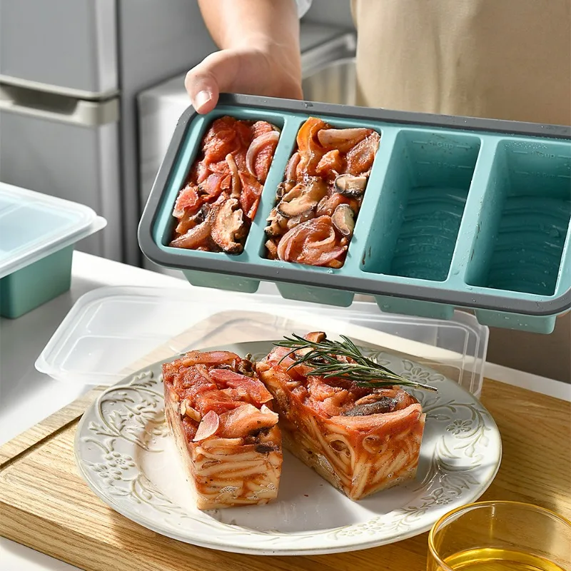 1pc Silicone Food Freezer Tray - огляд і ціна Meal Prep Oatmeal