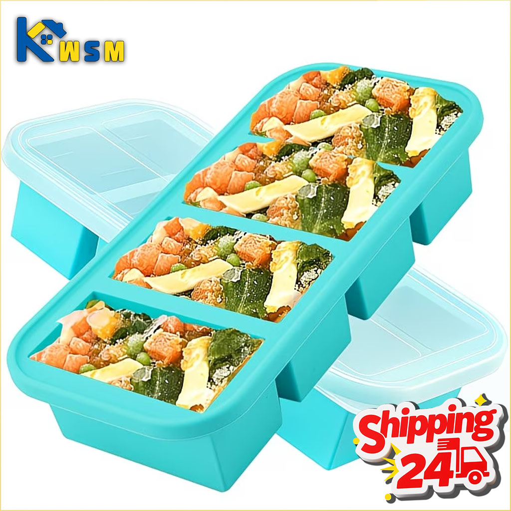 Large Capacity Silicone Tray F - огляд і ціна Meal Prep Frozen