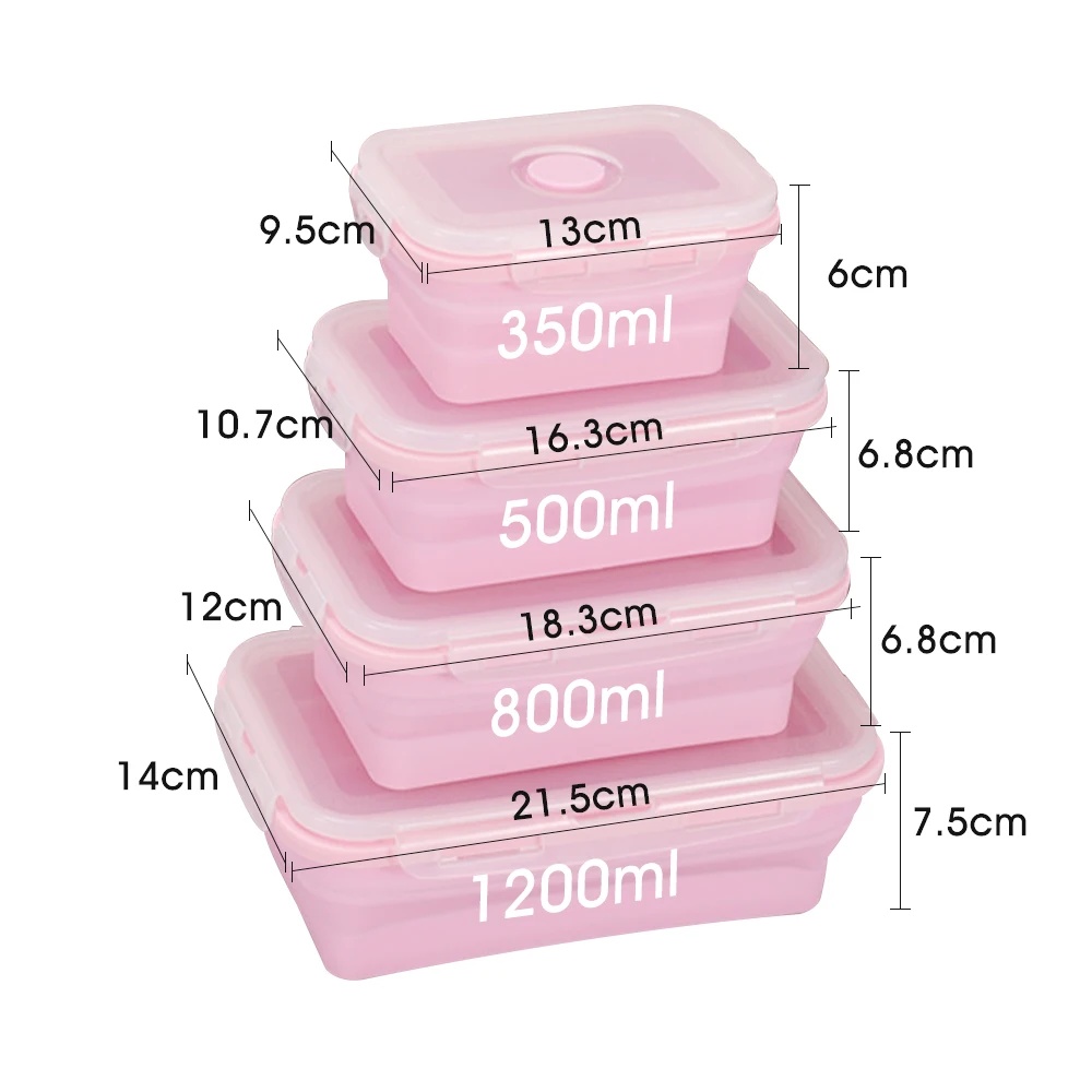 Collapsible Food Storage Conta - огляд і ціна Meal Prep Oatmeal