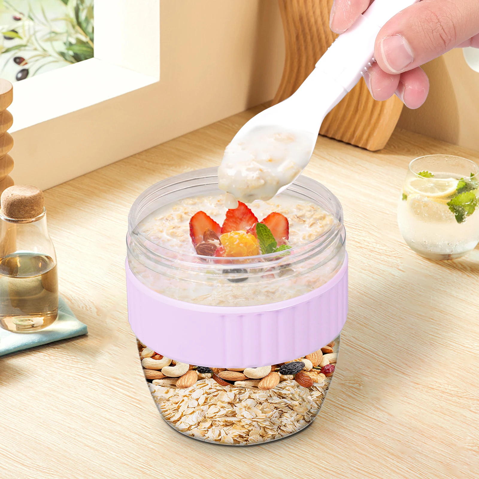 Double Layer Overnight Oats Co - огляд і ціна Meal Prep Oatmeal